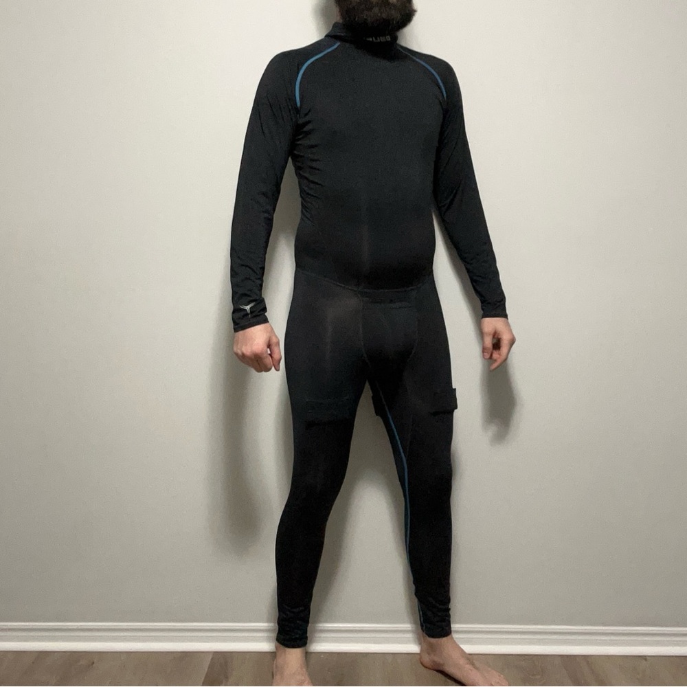 Rare Bauer Jock plus One Piece Compressions Suit
